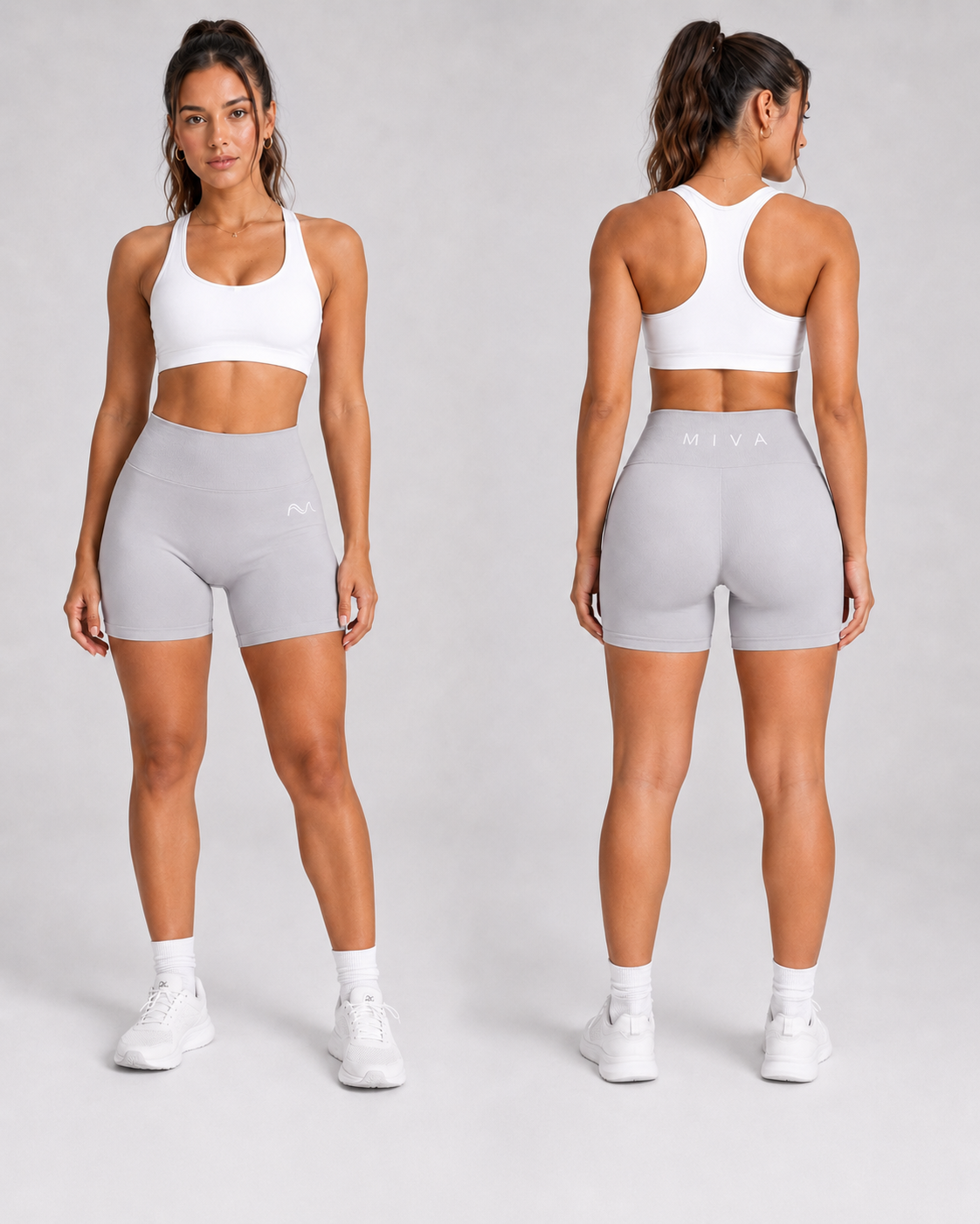 MIVA Women’s Mid-Rise Gym Shorts