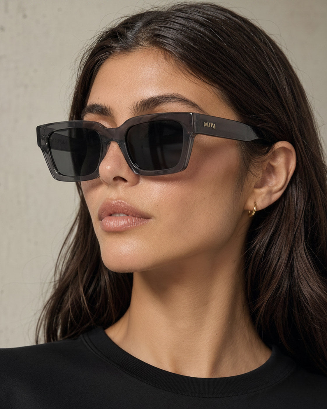 MIVA Sunglasses in Shadow Grey, womens