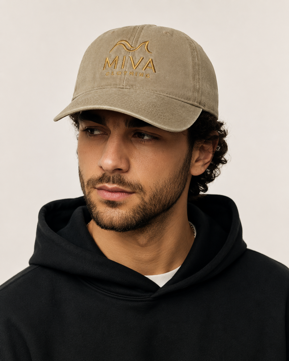 MIVA Street Cap Beige Gold