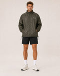 MIVA Pullover Windbreaker in Khaki, front